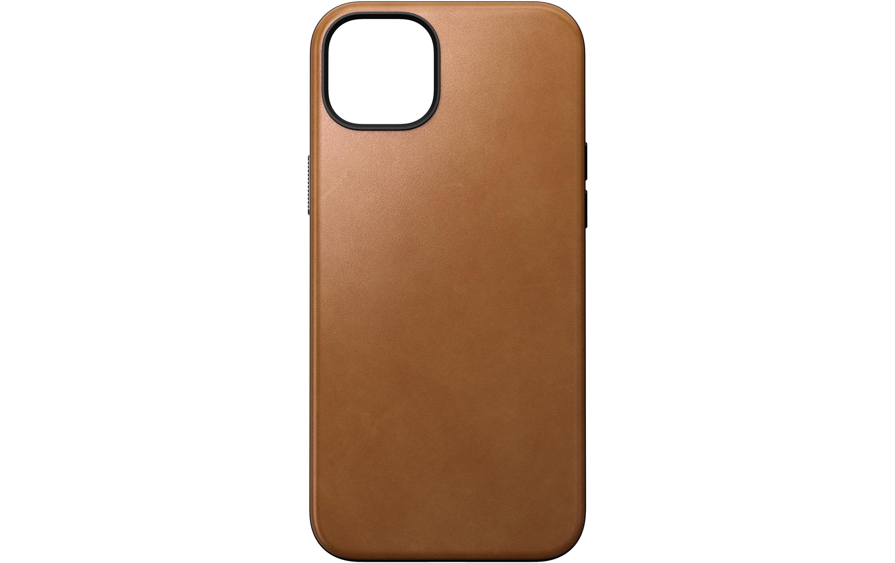 Back Cover Modern Leather iPhone 15 Plus RostbraunModerne Schutzhülle aus Leder für das Apple iPhone 15 Plus
