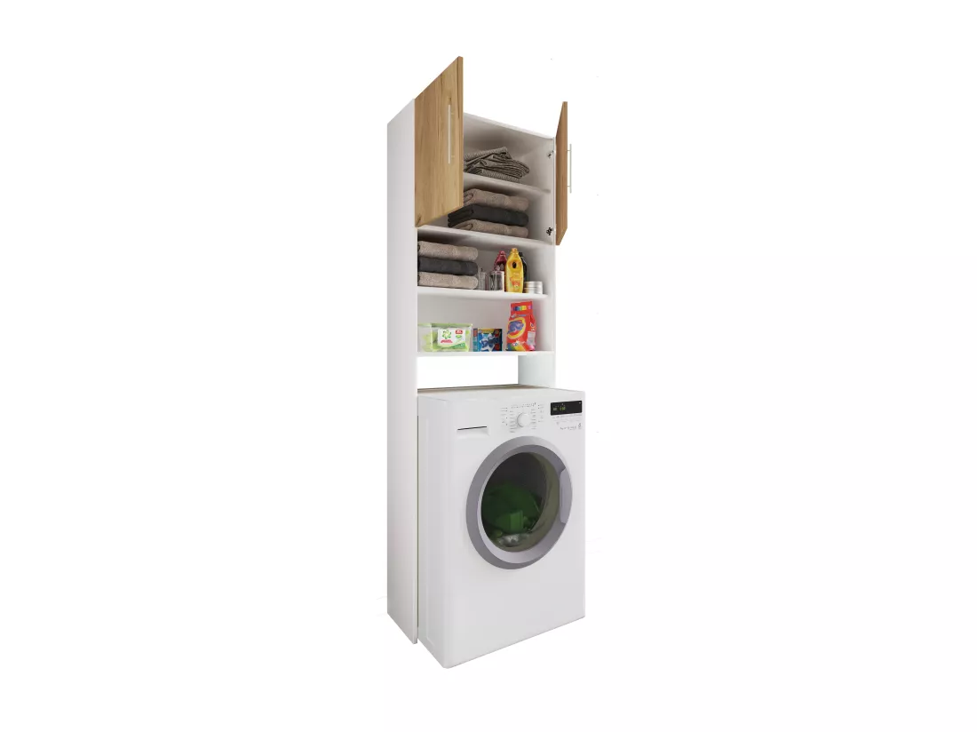 Armoire de rangement pour machine à laver Jutas