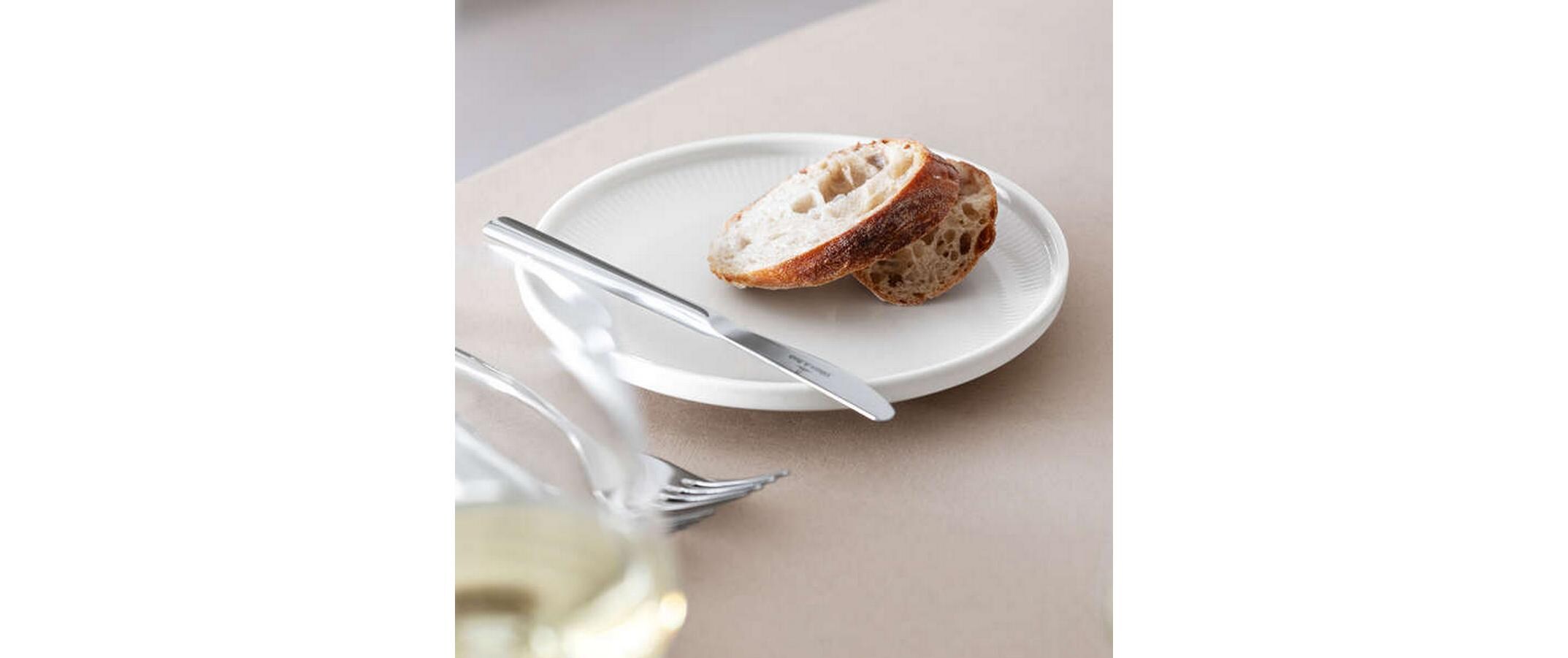 Brotteller Afina Ø 17 cm, 6 Stück,Weiss<br>Teller-Set aus Porzellan