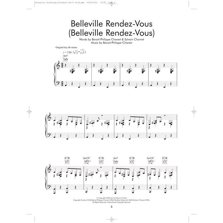 Wise Publications - Hit Songs From Animated Movies