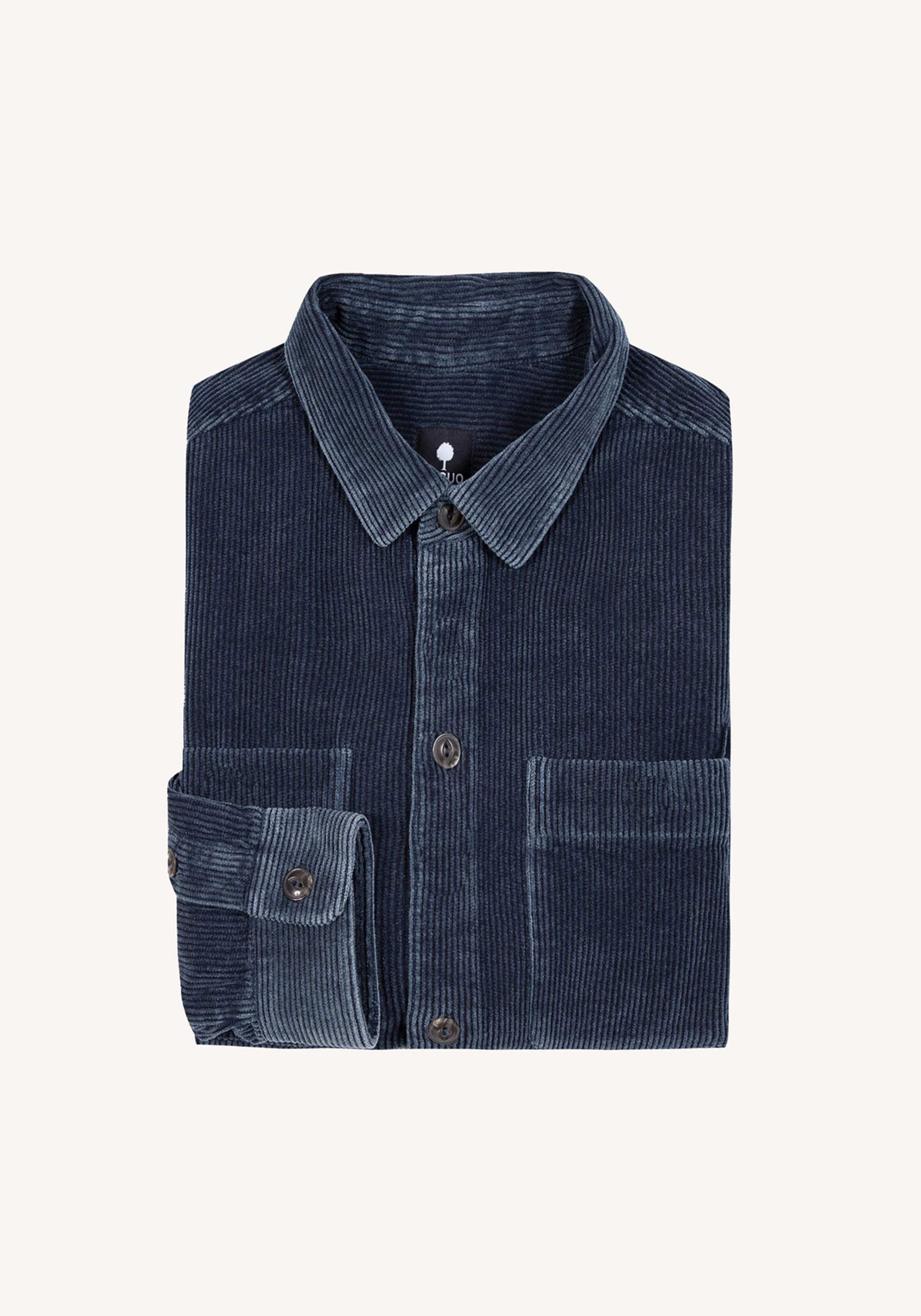 Faguo Cord-Hemd Clemont Shirt Woven Medium Denim