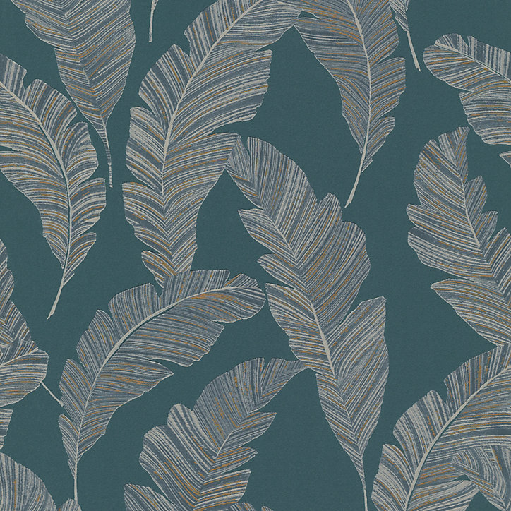 Papier peint expansé vinyle intissé Sila Grandeco bleu L.10m x l.53 cm