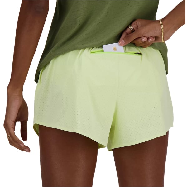 Short running NEW BALANCE RC SHORT 3 W LIMELIGHT