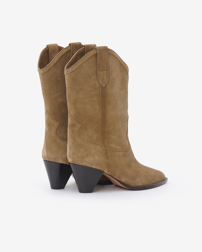 BOTTINES SANTIAGS EN CUIR VEAU VELOURS LULIETTE