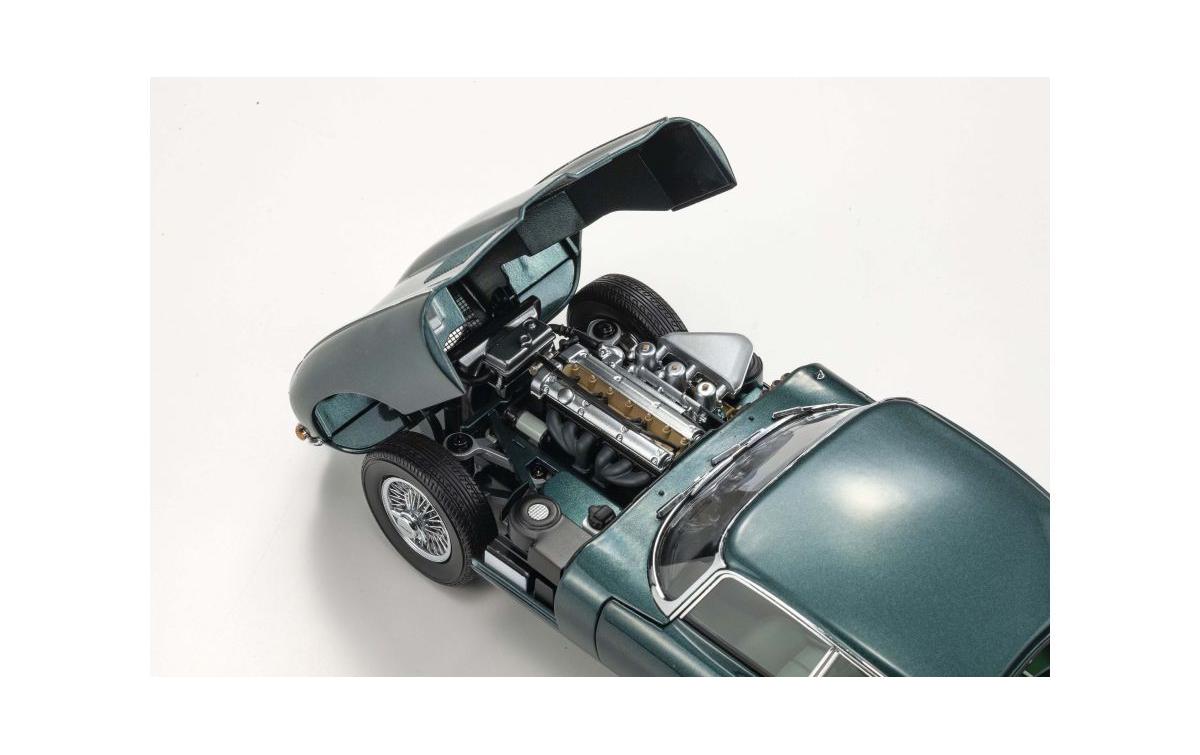 Jaguar Type-E 3.8L Coupe MK1 1961 Dunkelgrün, 1:18<br>Detailgetreues Modellauto für Sammler im Massstab 1:18