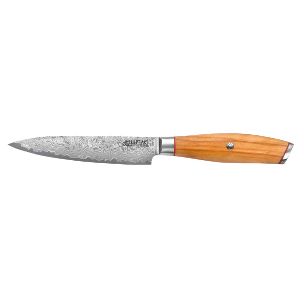 Couteau modèle universel Wusaki Fujiko 12cm manche en olivier Wusaki