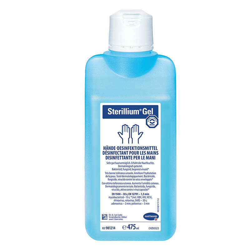 STERILLIUM Gel Händedesinfektion Gel Fl 475 ml