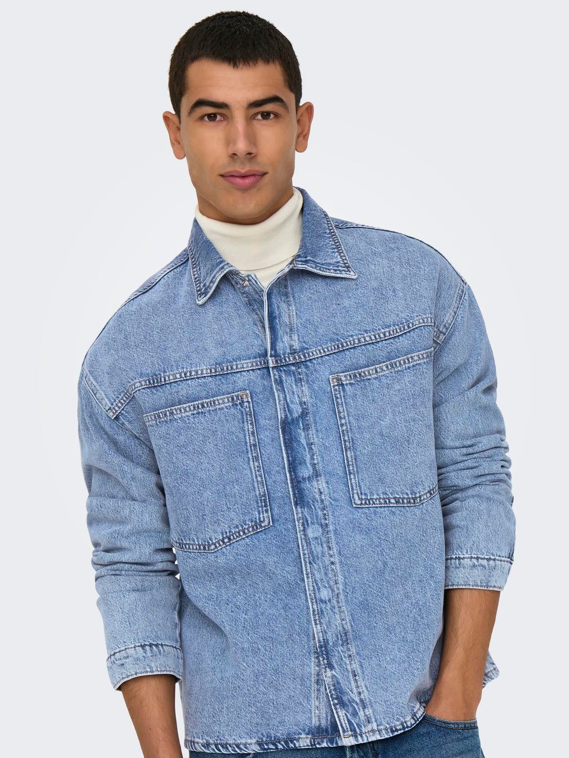 ONSEMIL Jeansjacke Medium Blue Denim