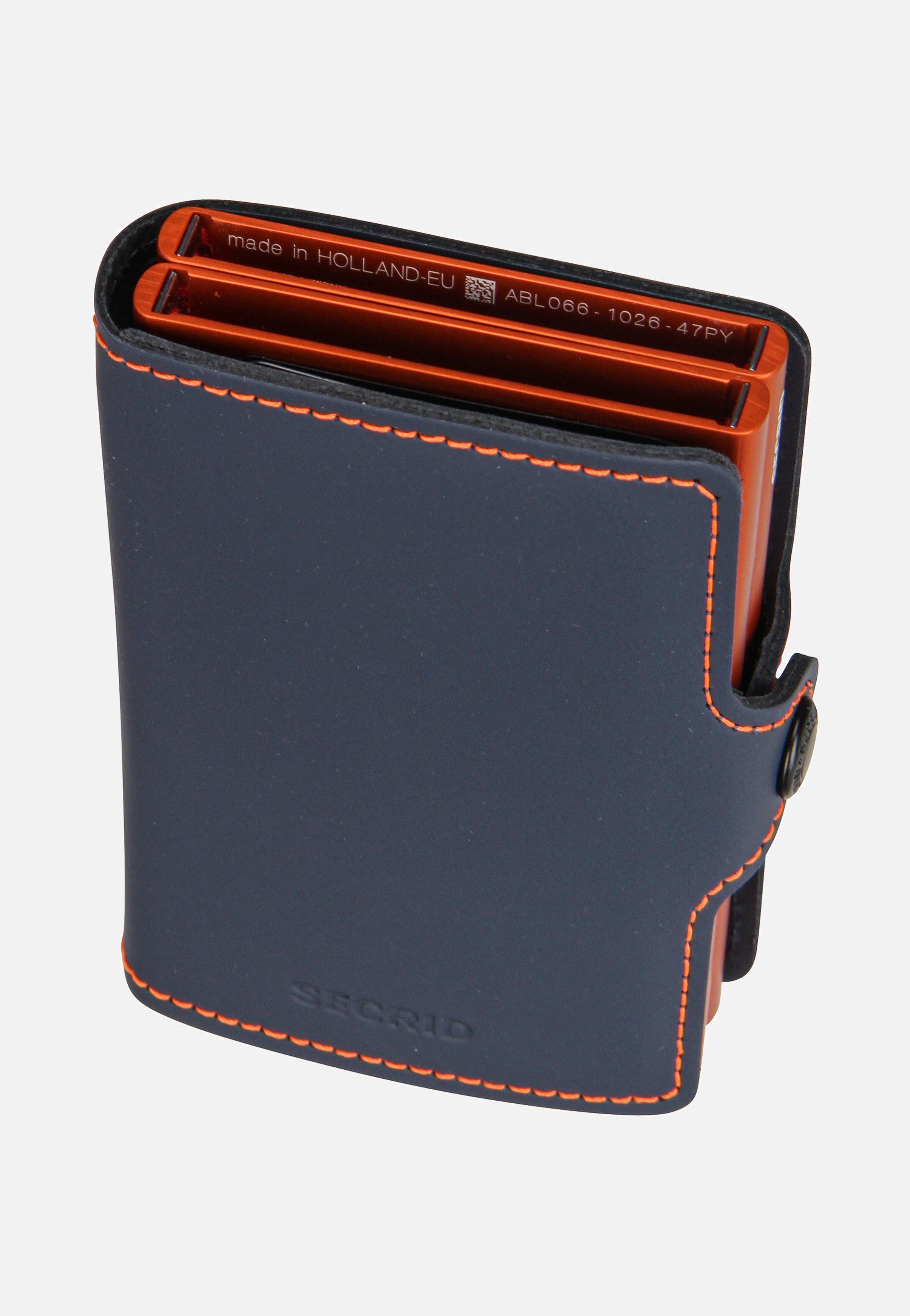 Twinwallet Matte Night Blue-Orange - Portemonnaie