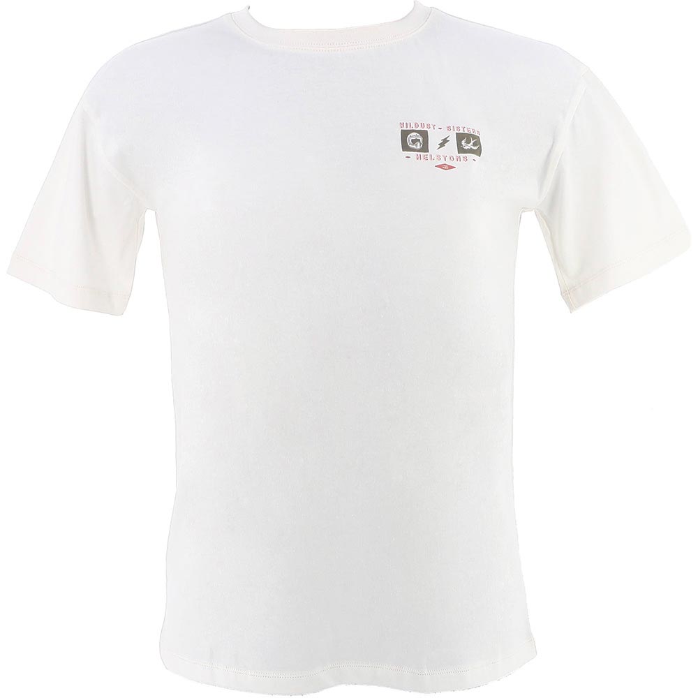 Helstons - Wildust - T-shirt femme Go Wild Blanc / Rose / Kaki