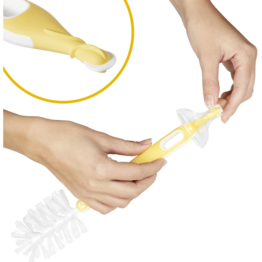 Medela Flaschenbürste Quick Clean™ mit Saugerreiniger und Standfuß