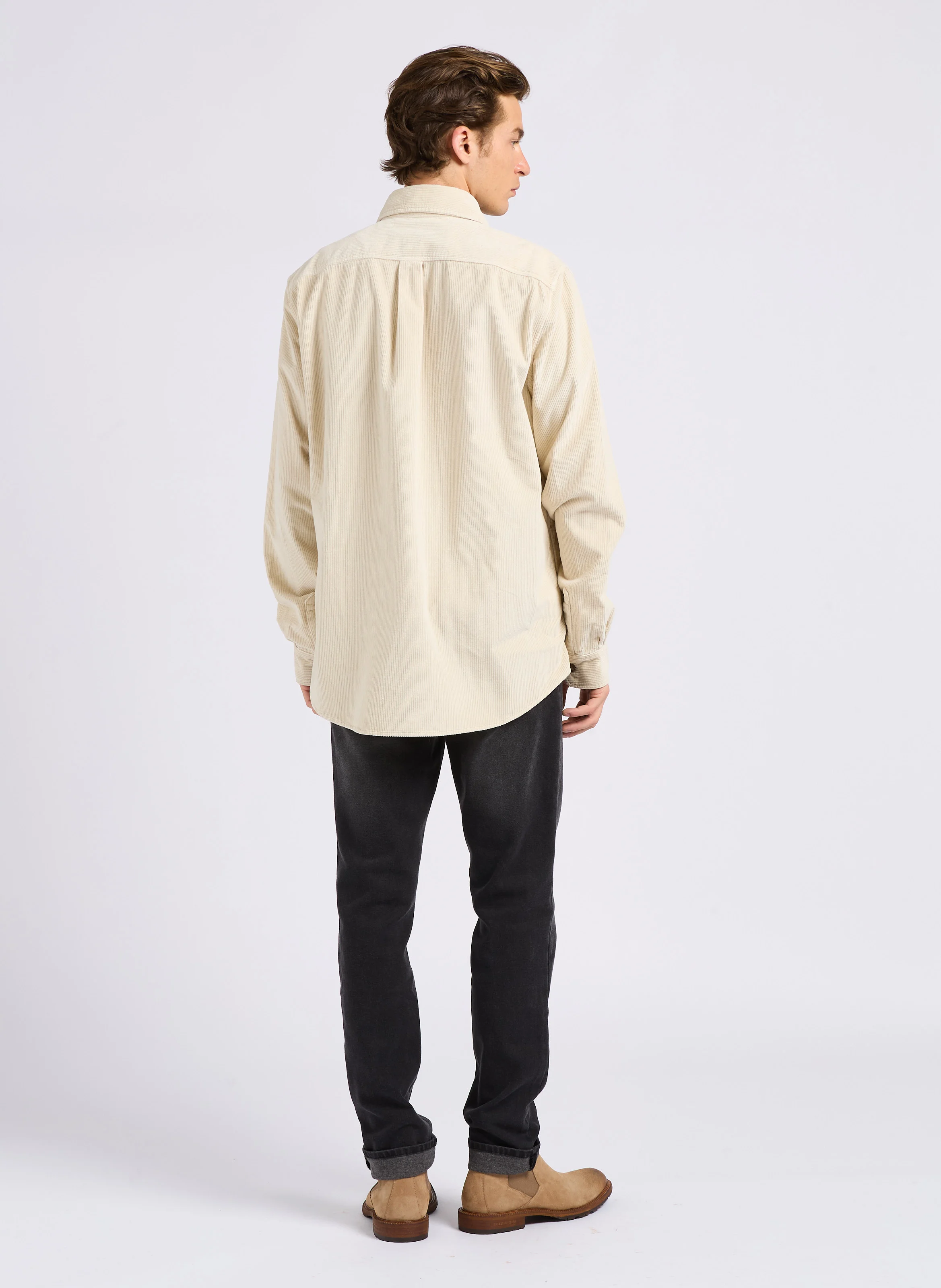 Jean slim en coton mélangé | Gris