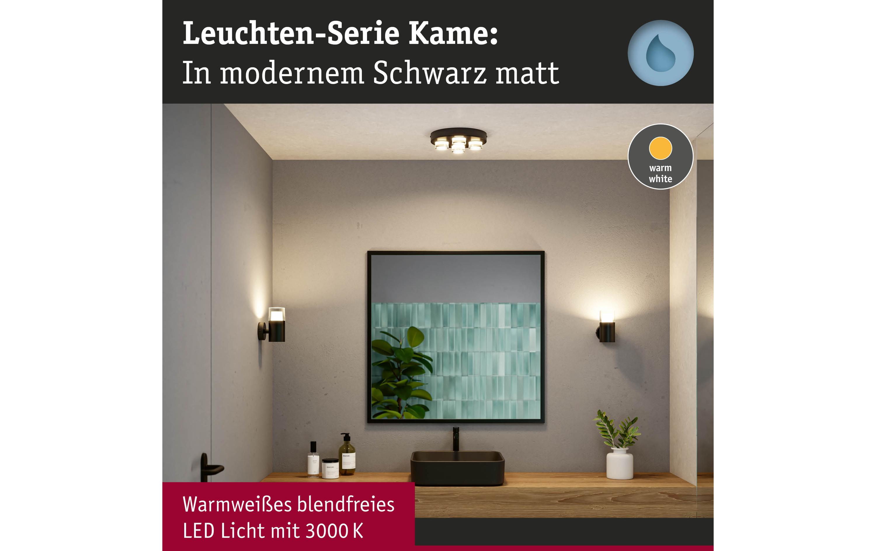 Badezimmerleuchte KameElegante Badezimmerleuchte