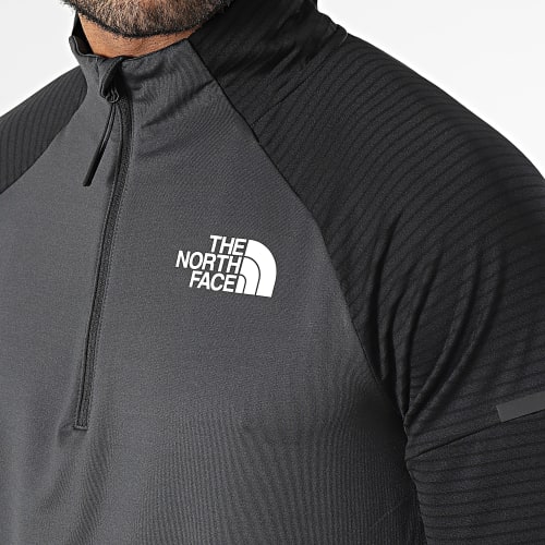 Polaire Lite Manches Longues Noir Gris