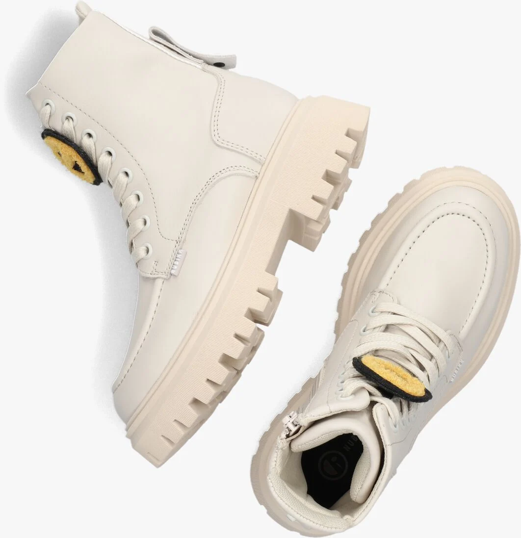 NUBIKK beige nubikk veterboots fae aubine jr