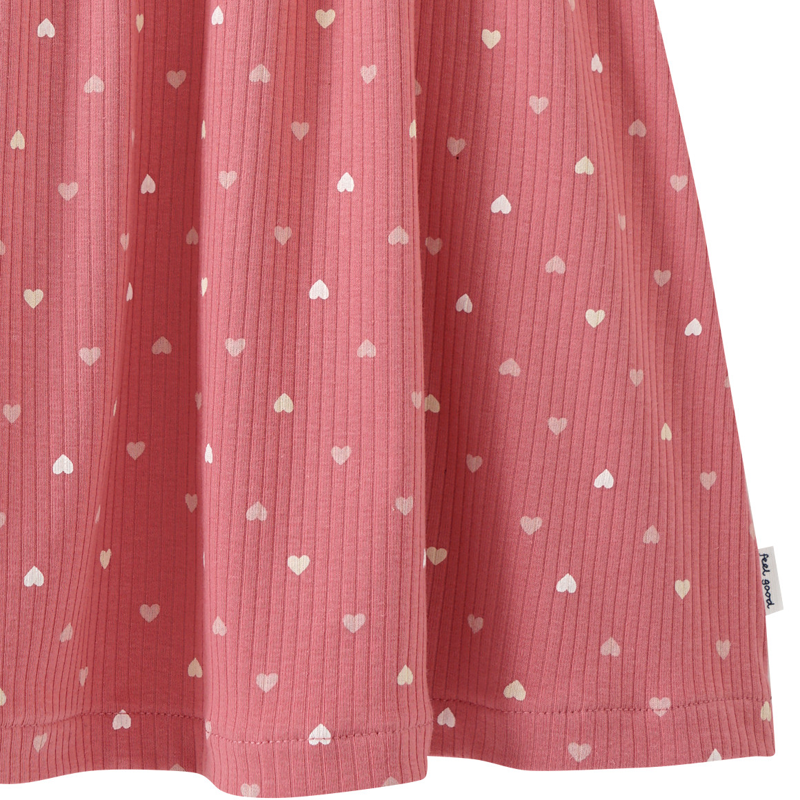 Topomini Baby Kleid mit Ripp-Struktur himbeer