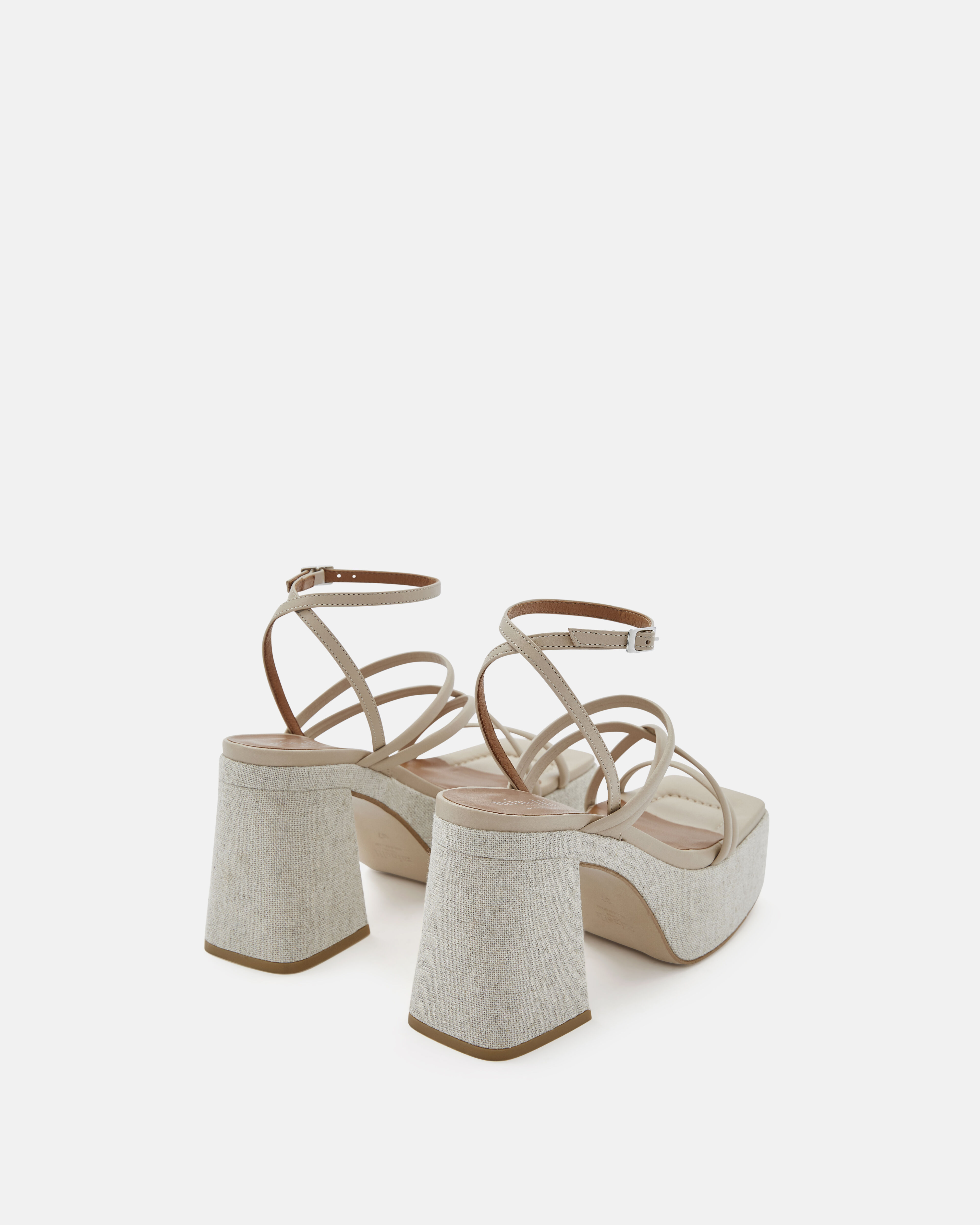 SANDALE à TALON AGRETA Beige