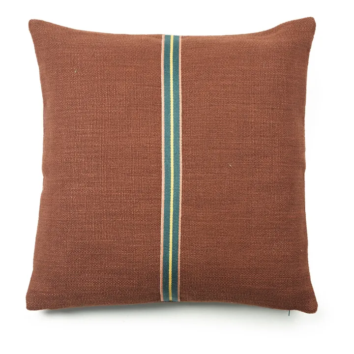 Libeco Housse de coussin Jasper | Terracotta