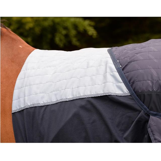 Staldeken Bucas Therapy Donkerblauw-zilver