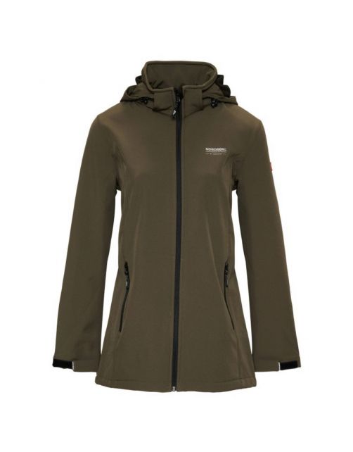Nord Berg Dames Softshell Iris Army - Vrijetijdskleding