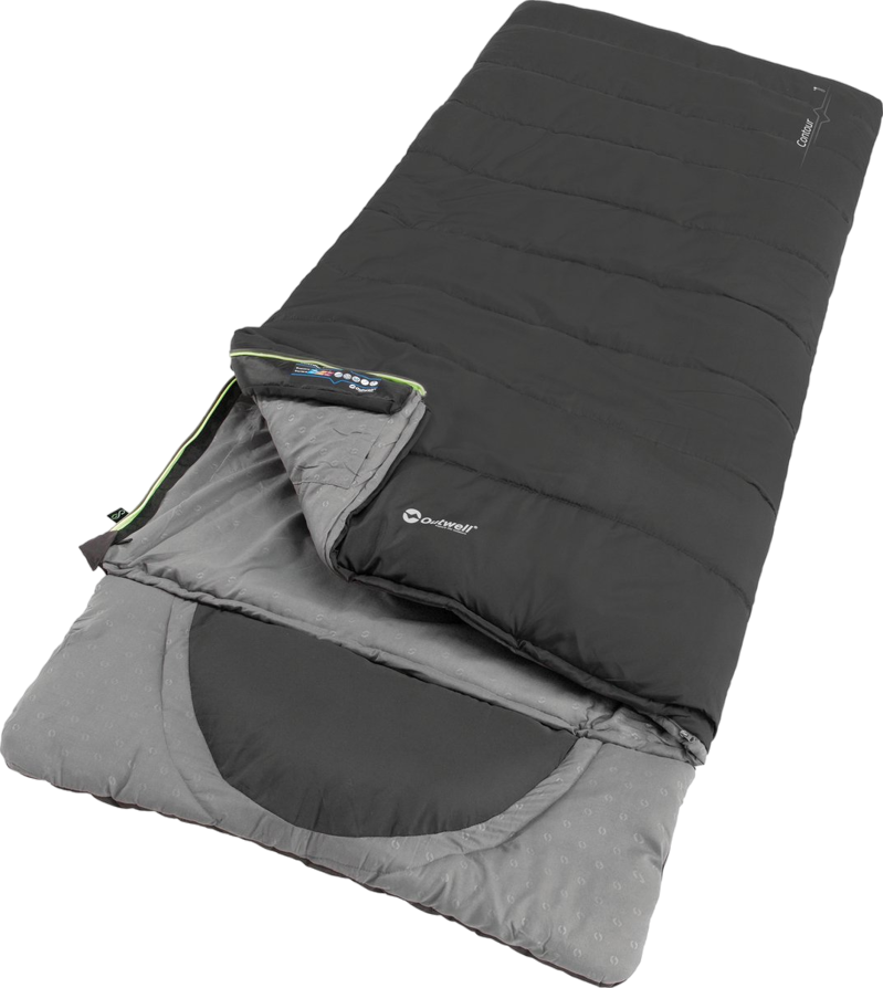 Contour Midnight Black Slaapzak (Rits Rechts)
