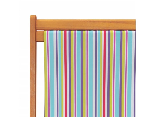 VIDAXL - Chilienne Chaises de plage pliables lot de 2 multicolore tissu