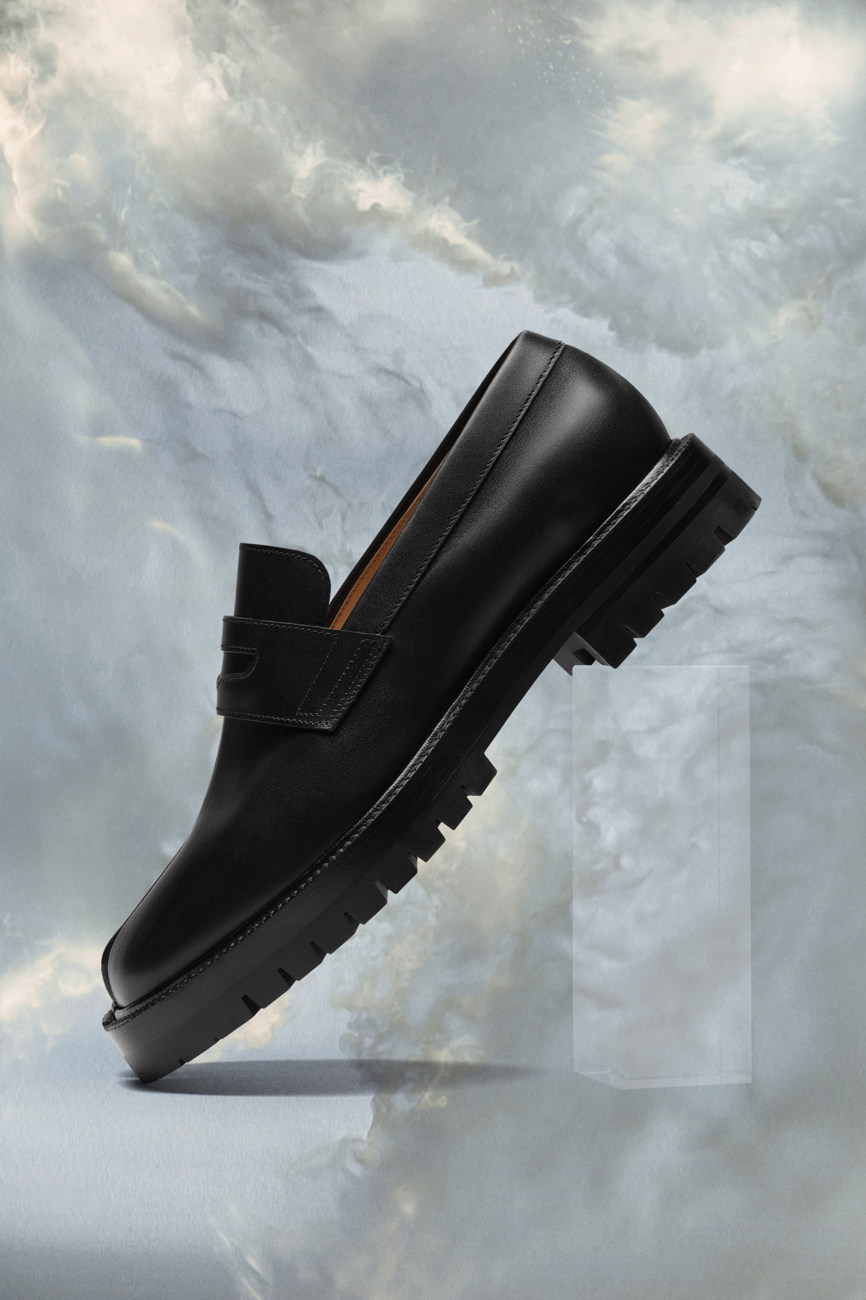 Tabi loafers en cuir de veau pour homme