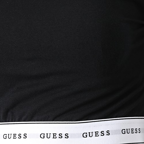Tee Shirt Manches Longues Crop Femme O2BM10 Noir
