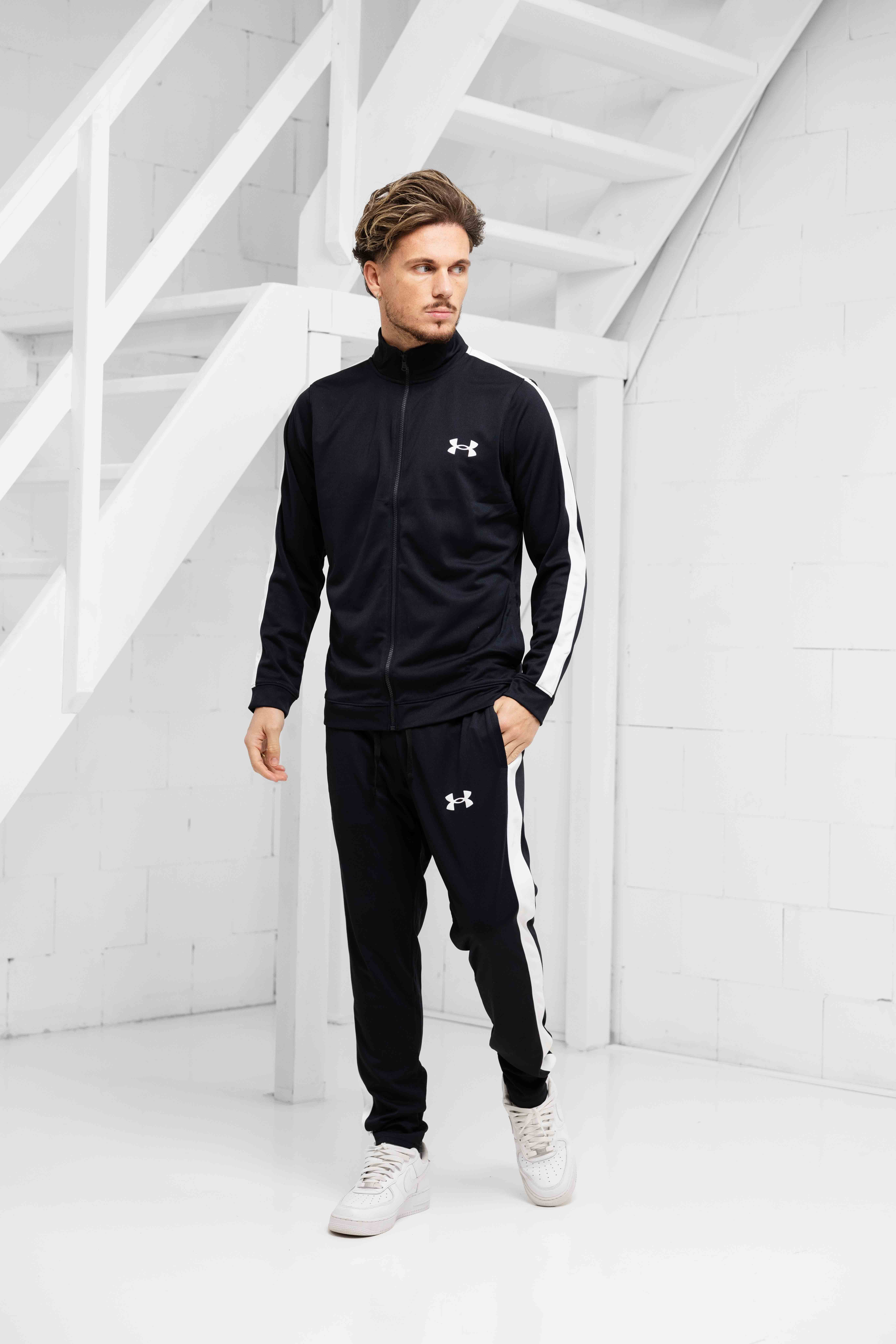 Under Armour Rival Knit Trainingspak Heren Zwart