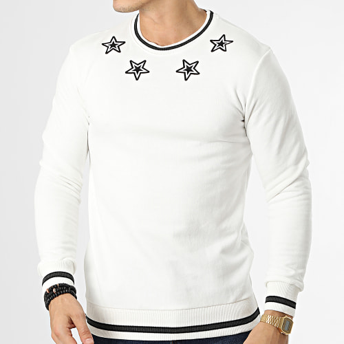 Sweat Crewneck LL197 Blanc
