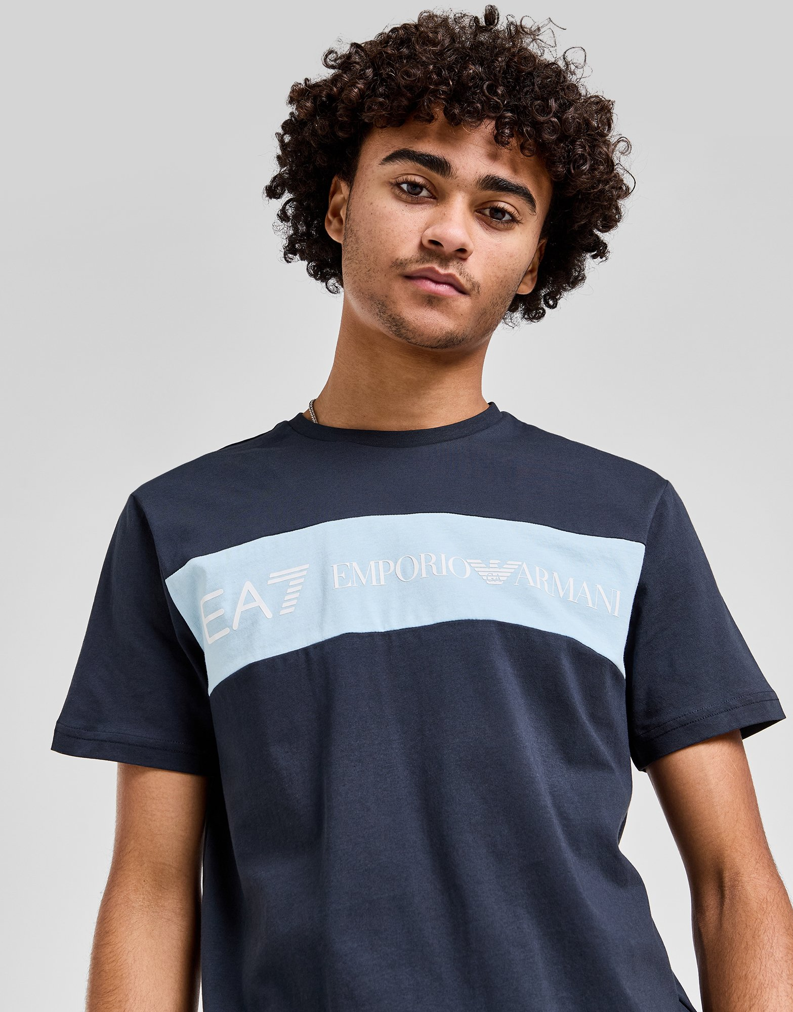 Emporio Armani EA7 T-shirt Colour Block Homme