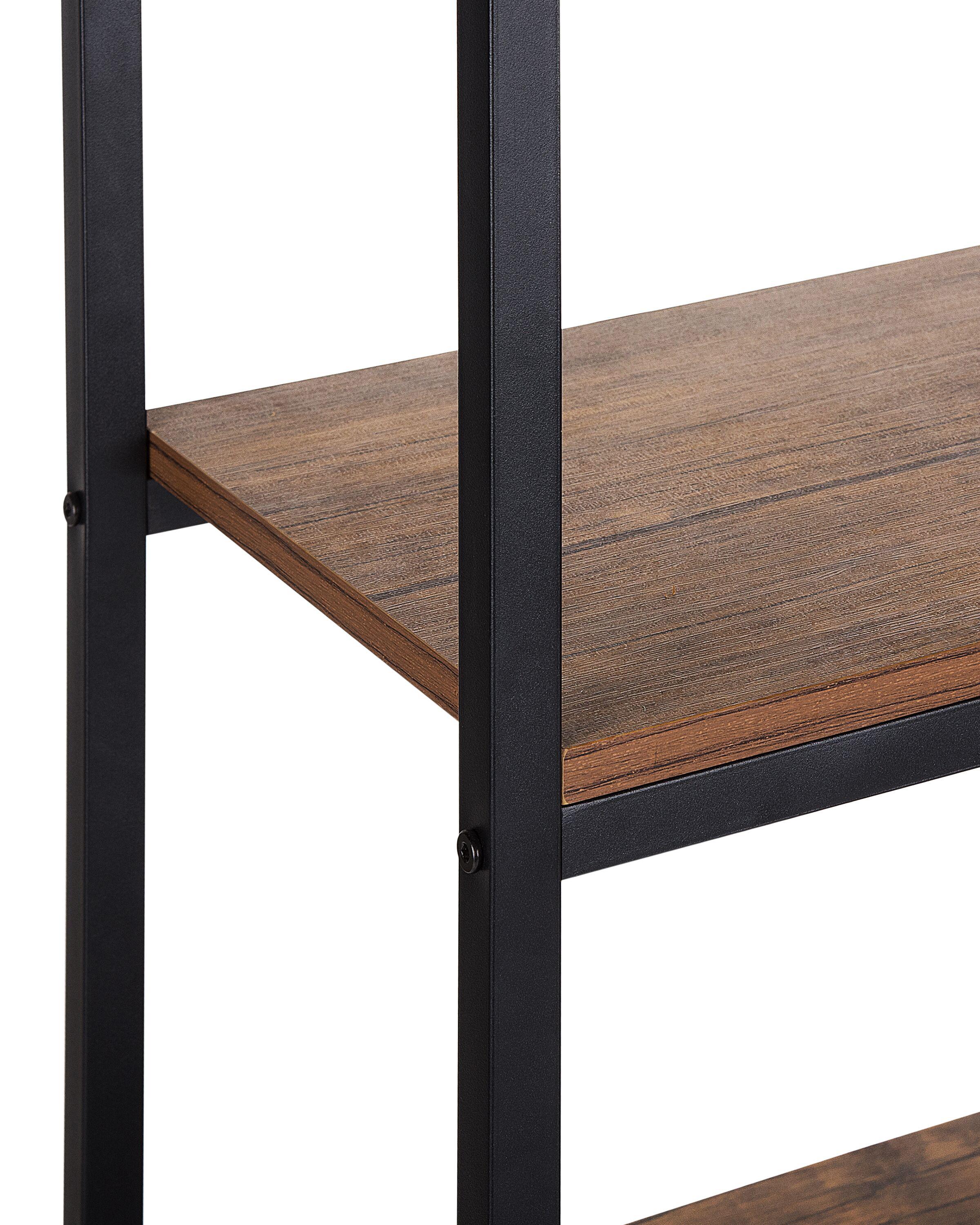 Rek TIFTON 158 cm Donkerbruin