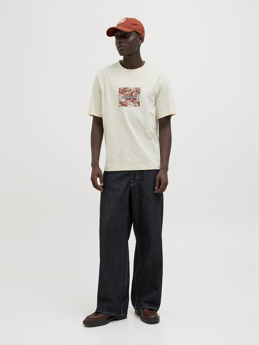JACK & JONES<br>Camiseta com hals redondos e logotipo