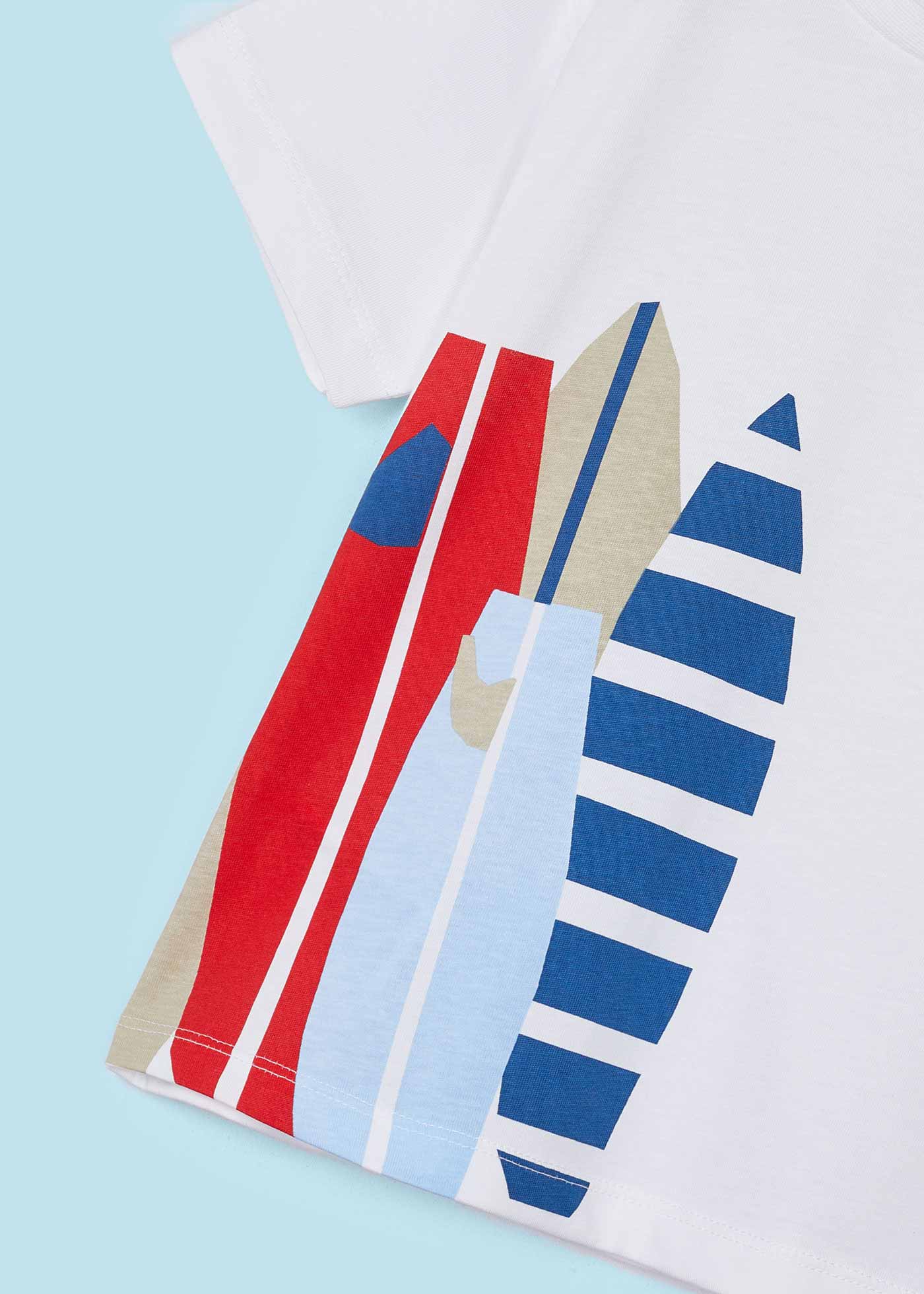 Conjunto de surf de duas peças Better Cotton para meninos, cor menta.