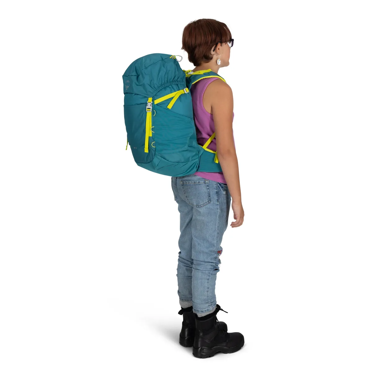 Osprey Kids' Jet 28 Green Canopy/Limeline Green