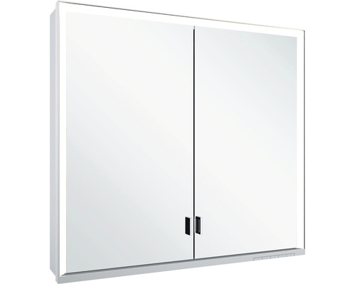 KEUCO Royal Lumos spiegelkast, 80 x 16,5 x 73,5 cm, gespiegeld, 2-deurs, LED, IP 24, 723