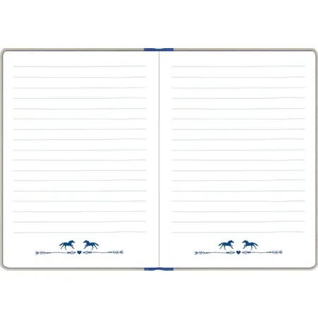 Coppenrath Verlag Notizbuch Pferdefreunde, blau