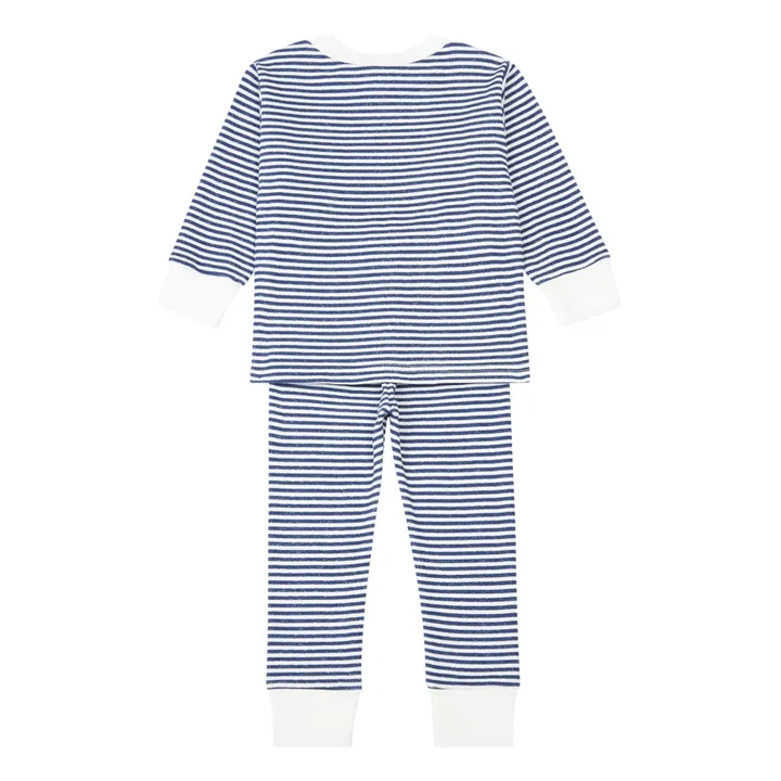 Sleepy Doe Pyjama Coton Bio Marl | Bleu marine