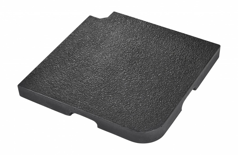 Dalle pour parasol excentré seclin ton ardoisé, 22 kg