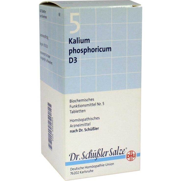 DHU Schüßler-Salz Nr. 5 Kalium phosphoricum D3 Tabletten, 420 St