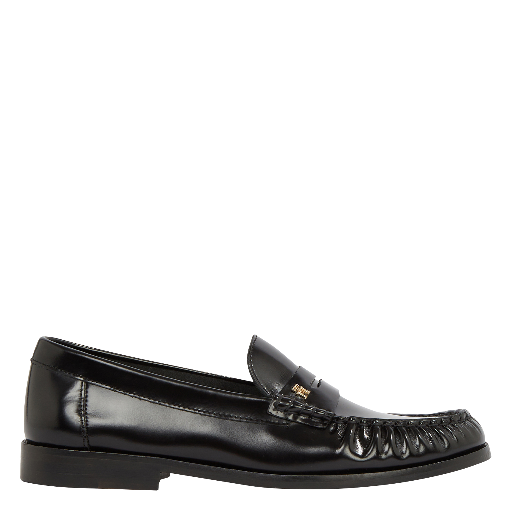 Mocassins en cuir vernis | Noir