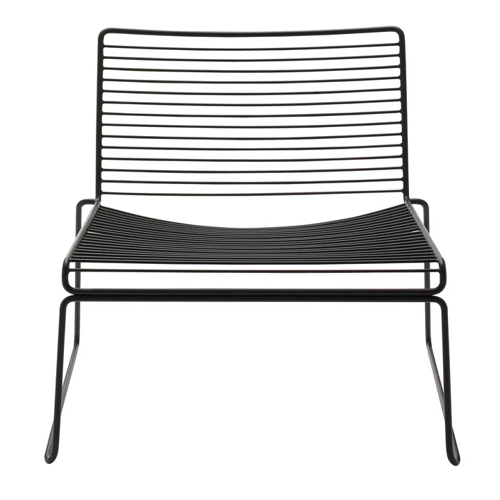HAY - Hee Lounge Chair, schwarz (2er-Set)