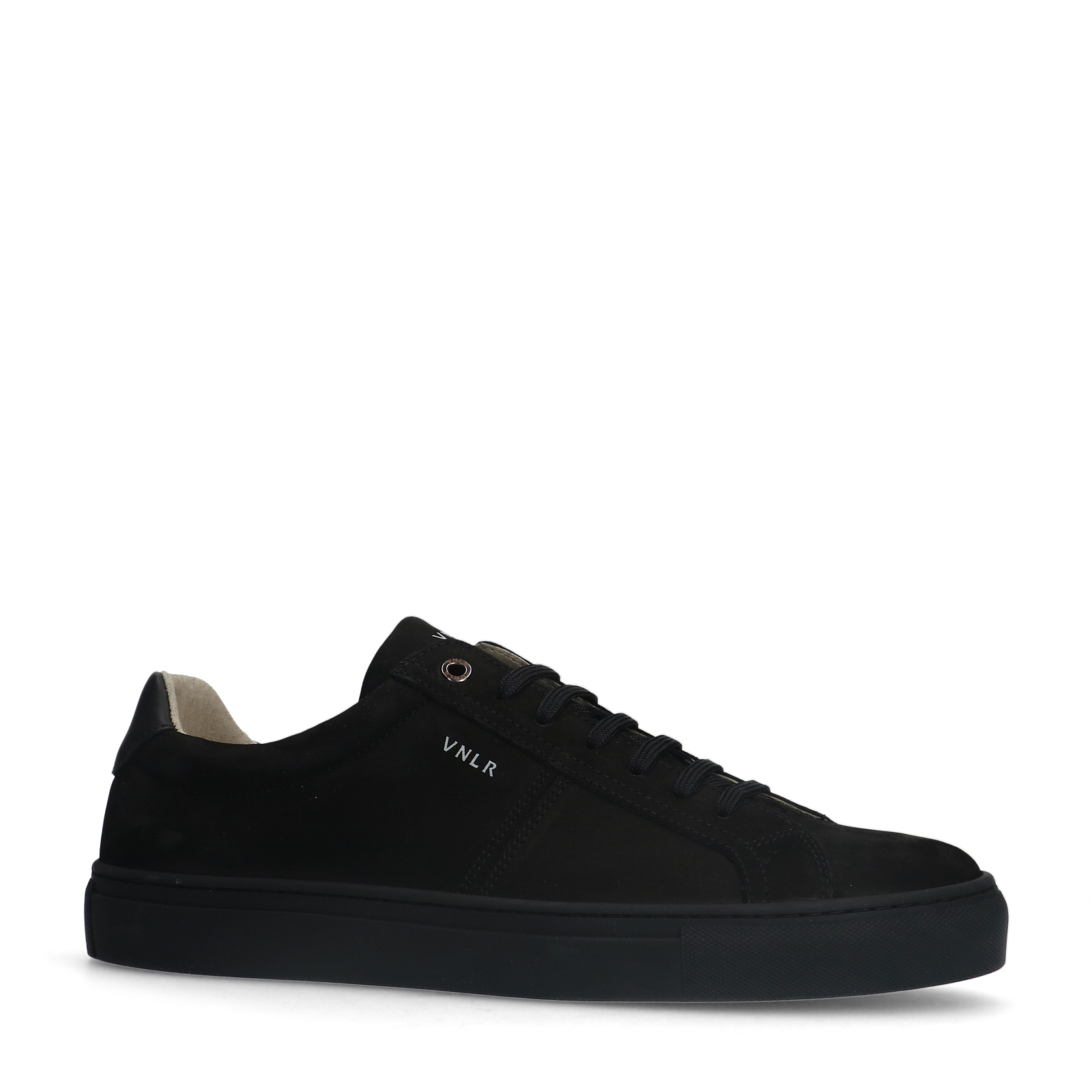 Zwarte nubuck sneakers