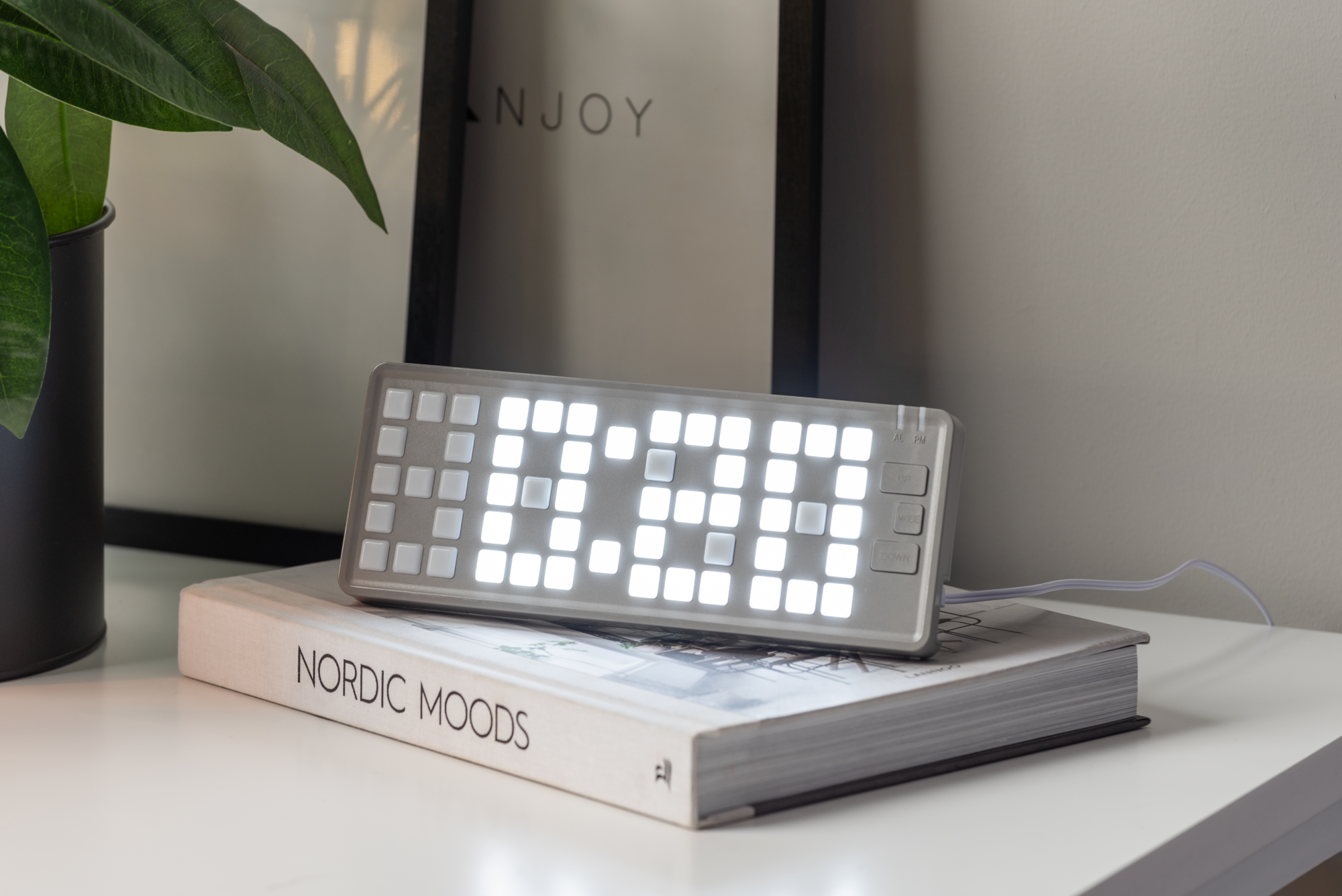 Alarm clock Keyboard LED black