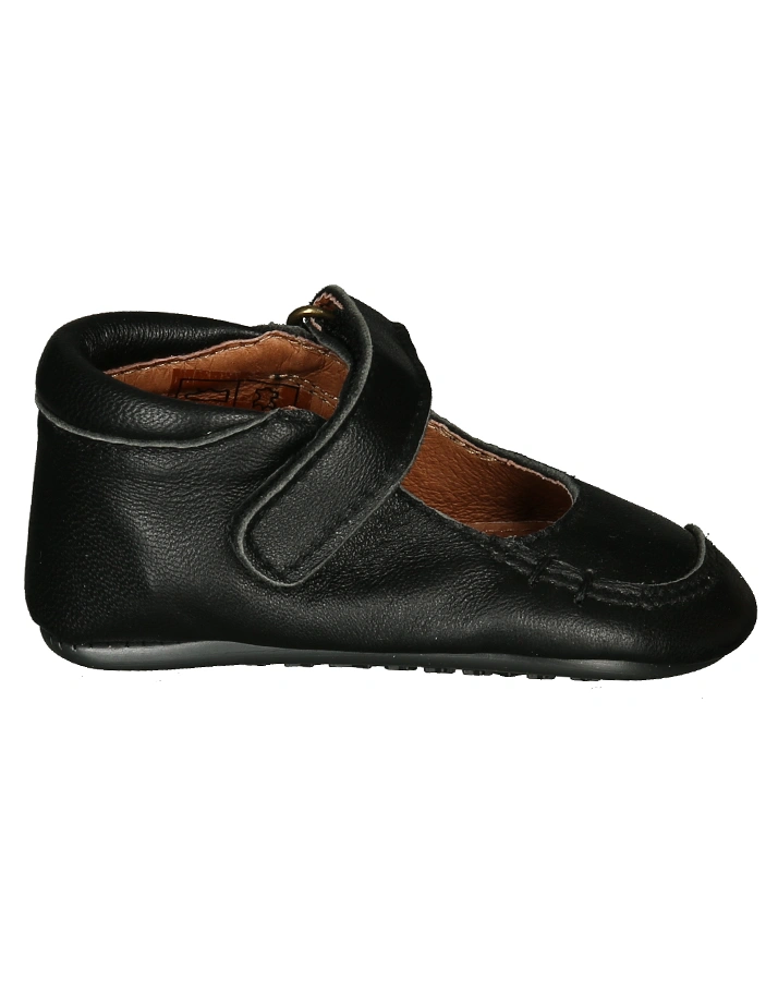 Hausschuhe BALLERINA VELCRO in black