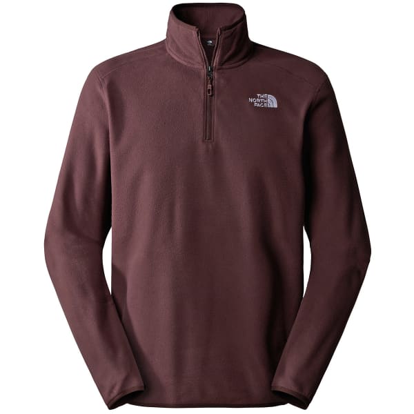 Sweat polaire THE NORTH FACE M 100 GLACIER 1/4 ZIP COAL BROWN