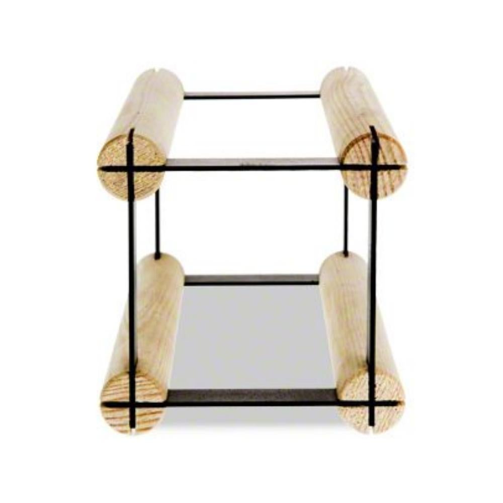 PROREGAL Modulair Wijnrek Vinotega Mod Metaal HxBxD 12,5 x 12,5 x 24,5 cm 1 x 1 Fles Massief Dennenhout Natuurlijk