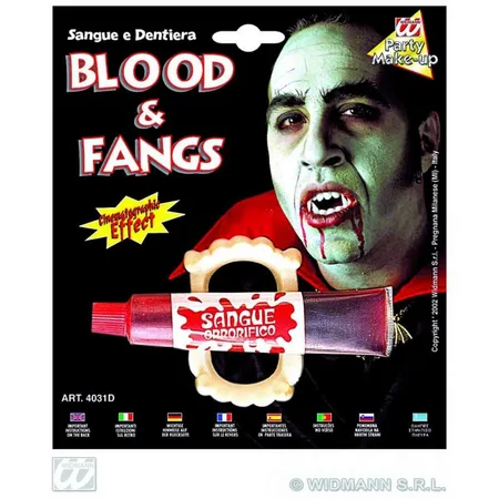 Widmann Dracula-Set, Kunstblut und Draculazähne