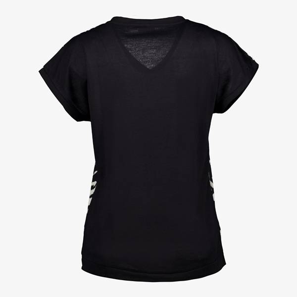 TwoDay dames T-shirt met print zwart wit