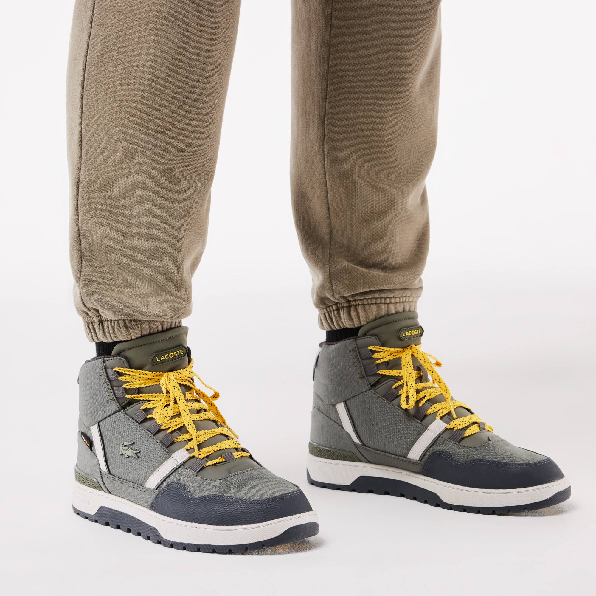 SneakerBoots T-Clip Winter homme textile Outdoor - Vert - Lacoste - Homme